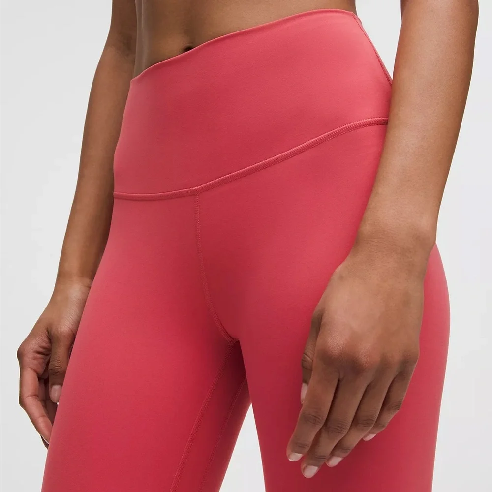 lululemon Align High-Rise Pant 25" Size 10 Desert Red - Picture 4 of 10